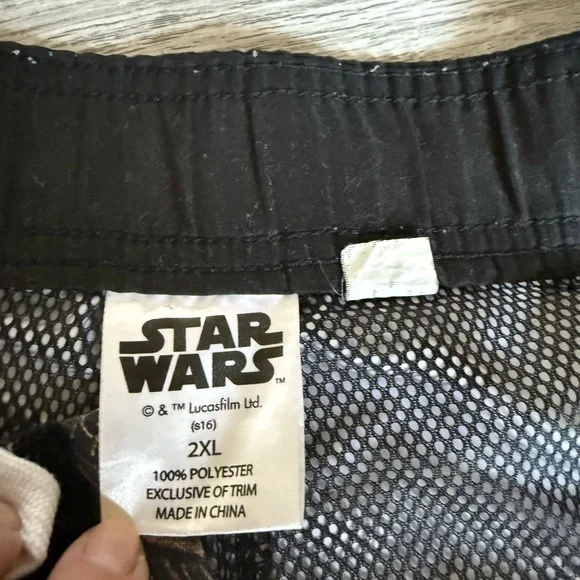 Star Wars Swim Trunks Size 2X Comic Strip All Over Print - Picture 15 of 16